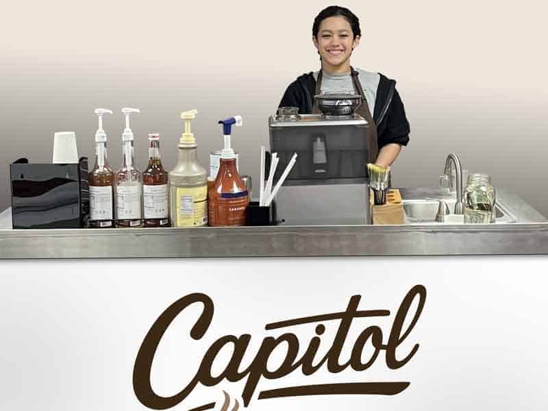 Capitol Coffee Cart barista