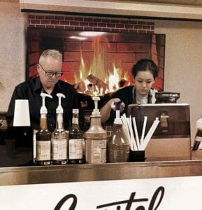 capitol coffee catering at a private christmas party