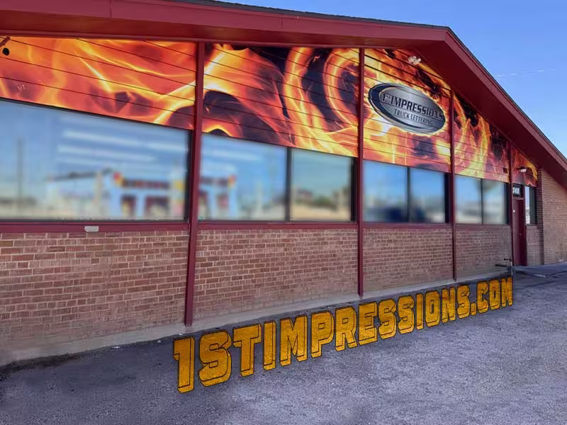 1st Impressions Truck Lettering Office 