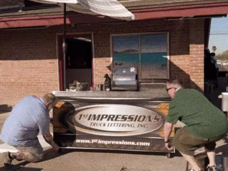 custom branding coffee cart for an event
